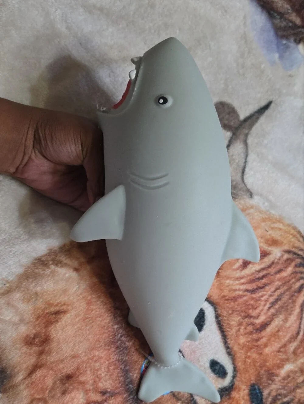 Gray Shark Jumbo Squishy